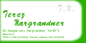 terez margrandner business card